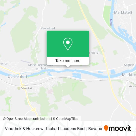 Vinothek & Heckenwirtschaft Laudens Bach map