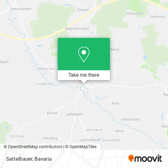 Sattelbauer map