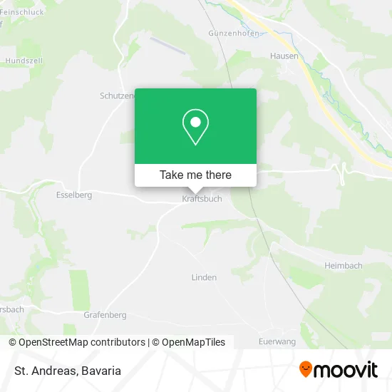 St. Andreas map