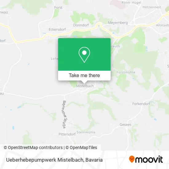 Карта Ueberhebepumpwerk Mistelbach