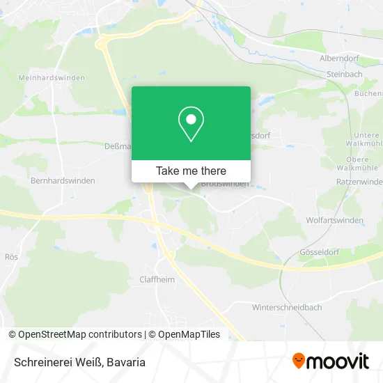 Карта Schreinerei Weiß