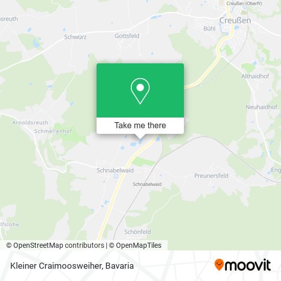 Kleiner Craimoosweiher map