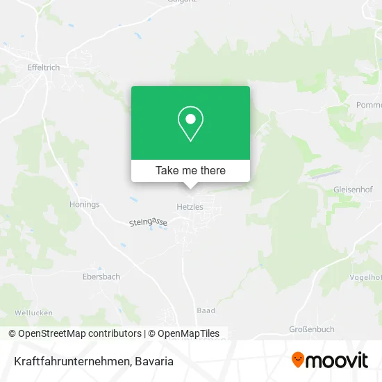 Карта Kraftfahrunternehmen