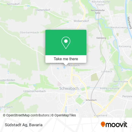 Карта Südstadt Ag