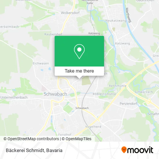 Карта Bäckerei Schmidt