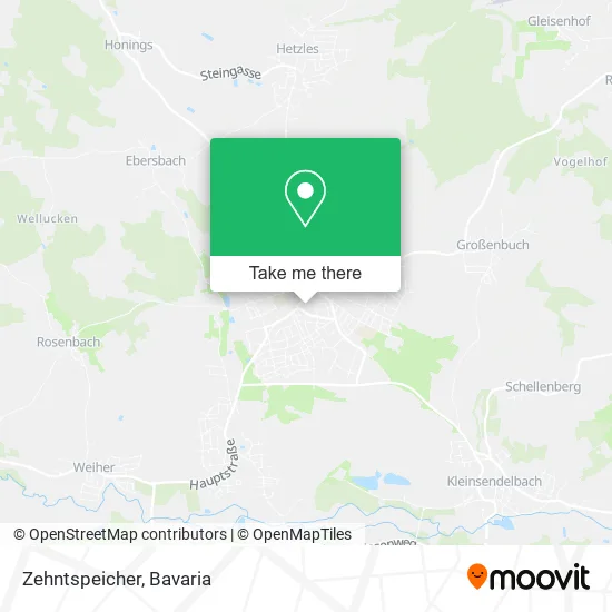 Карта Zehntspeicher