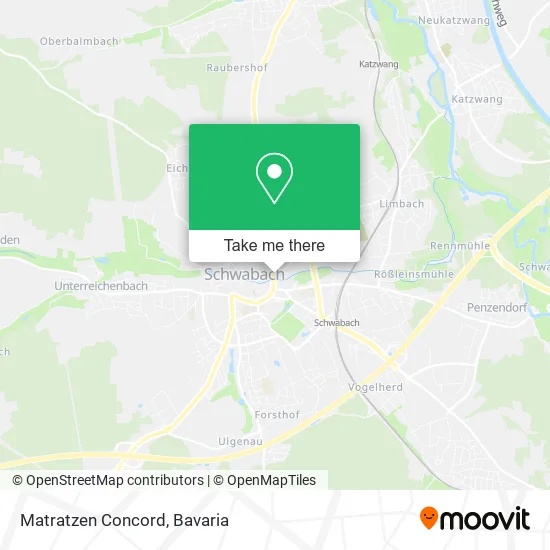 Карта Matratzen Concord