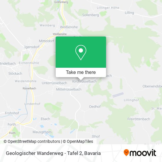 Geologischer Wanderweg - Tafel 2 map