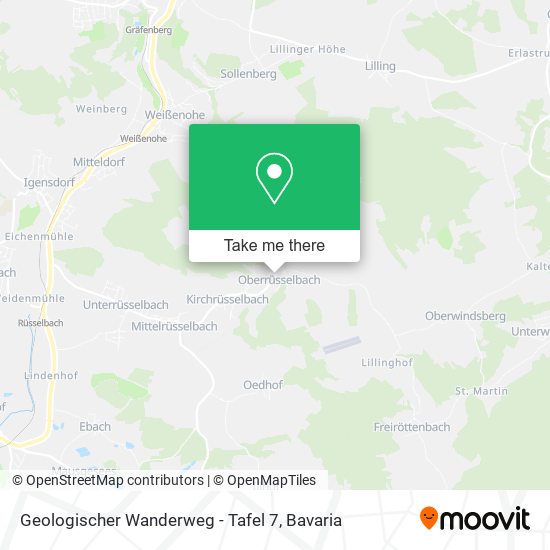 Geologischer Wanderweg - Tafel 7 map