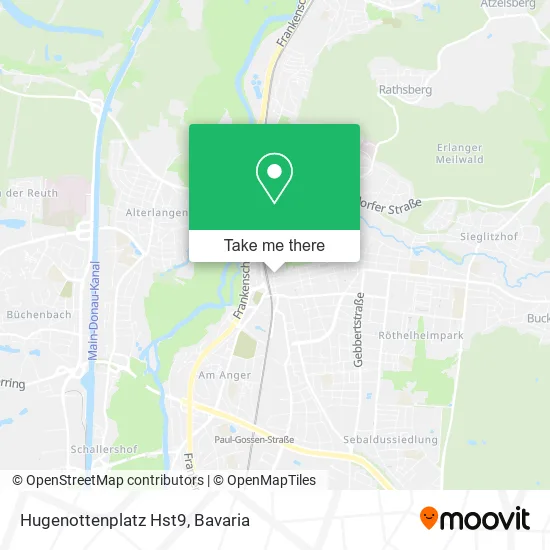 Карта Hugenottenplatz Hst9