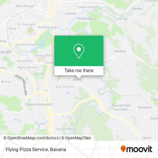 Карта Flying Pizza Service