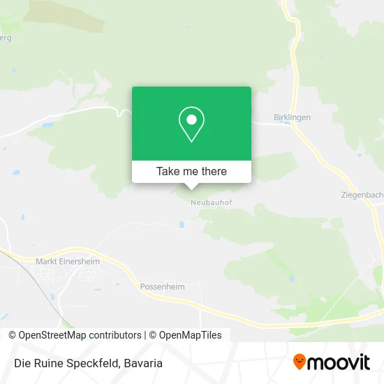 Карта Die Ruine Speckfeld