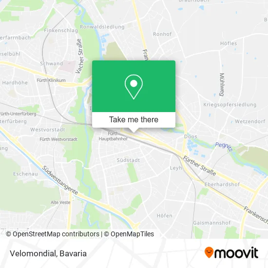 Карта Velomondial