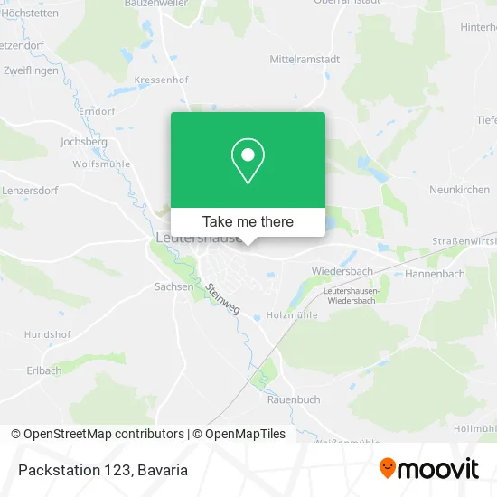 Карта Packstation 123