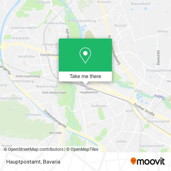 Карта Hauptpostamt