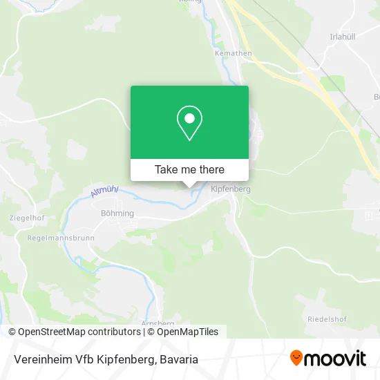 Карта Vereinheim Vfb Kipfenberg