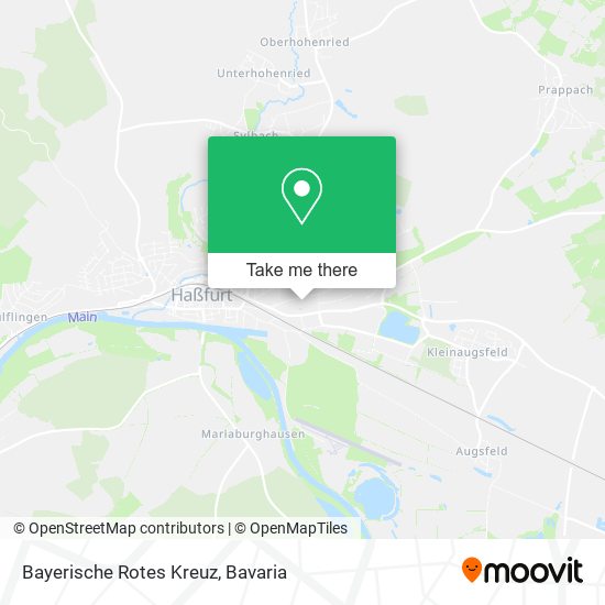 Bayerische Rotes Kreuz map