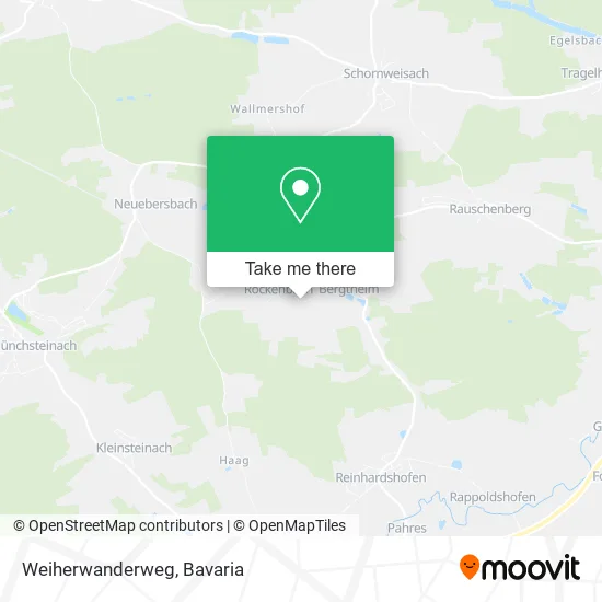 Карта Weiherwanderweg