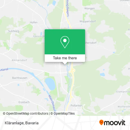 Карта Kläranlage