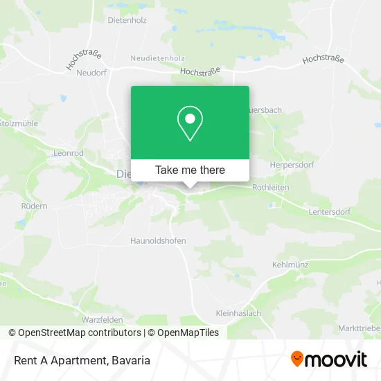Карта Rent A Apartment