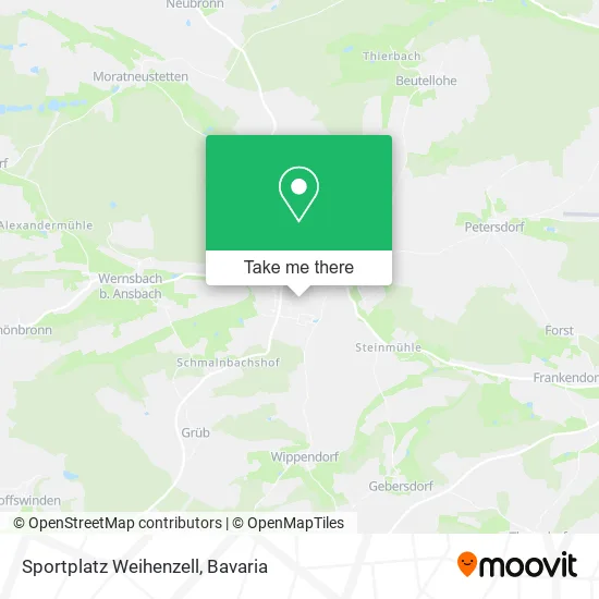 Карта Sportplatz Weihenzell