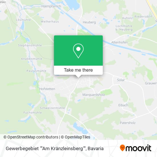 Gewerbegebiet ""Am Kränzleinsberg"" map