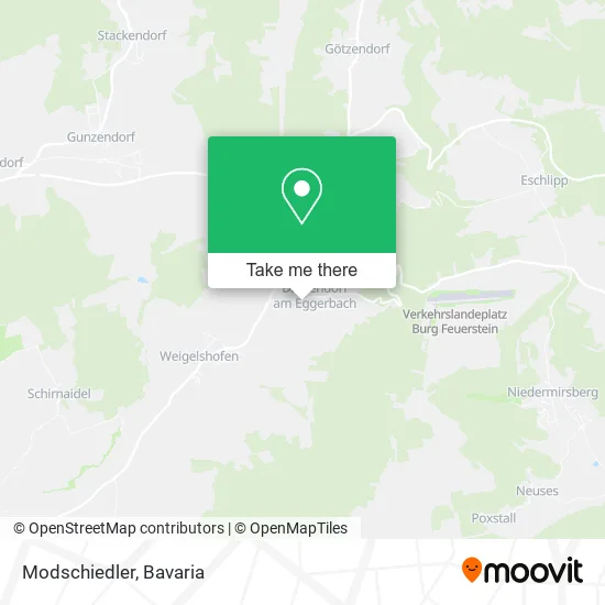 Карта Modschiedler