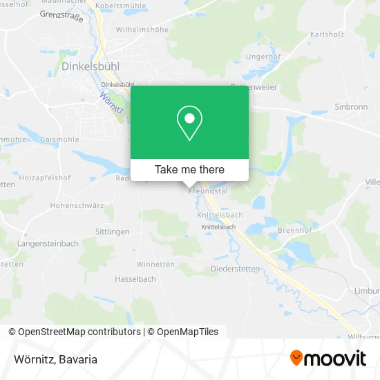 Карта Wörnitz
