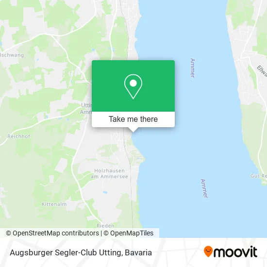 Карта Augsburger Segler-Club Utting