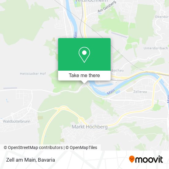 Zell am Main map