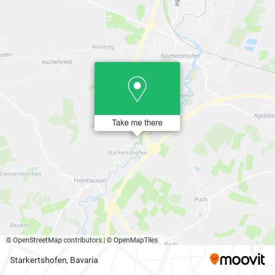 Карта Starkertshofen