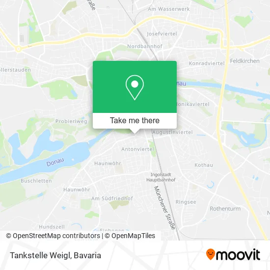 Карта Tankstelle Weigl