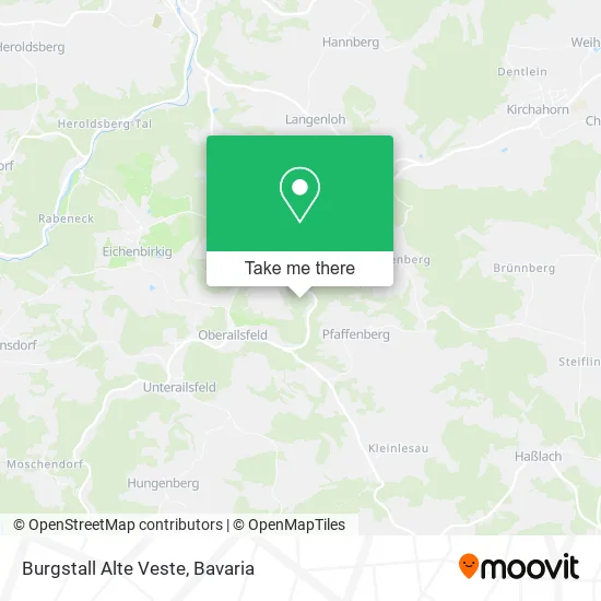 Карта Burgstall Alte Veste