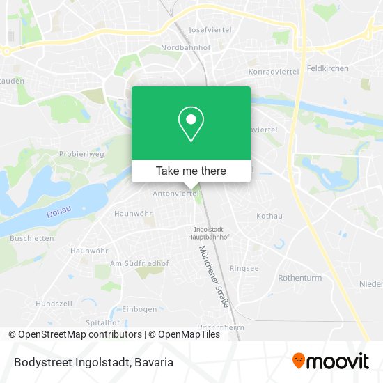 Bodystreet Ingolstadt map