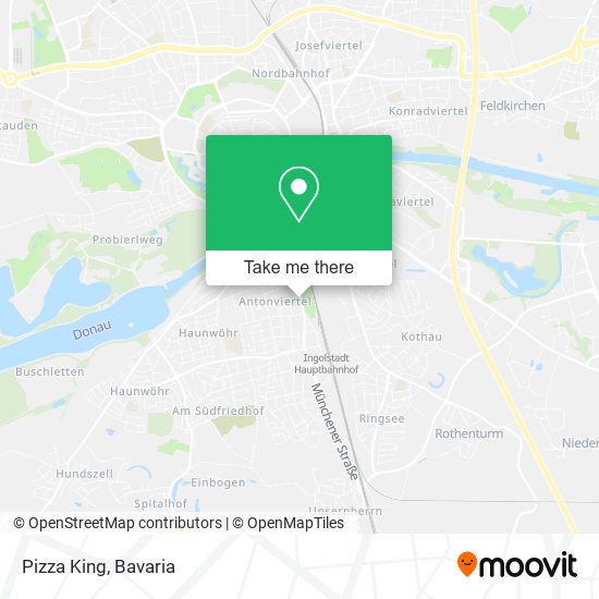 Карта Pizza King