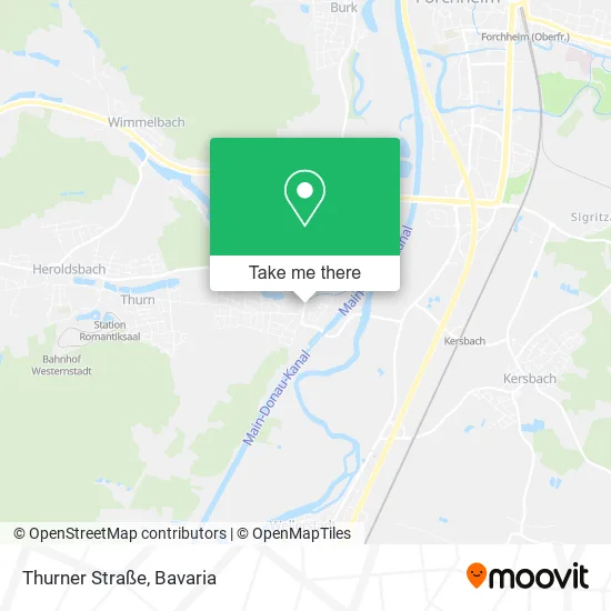 Карта Thurner Straße