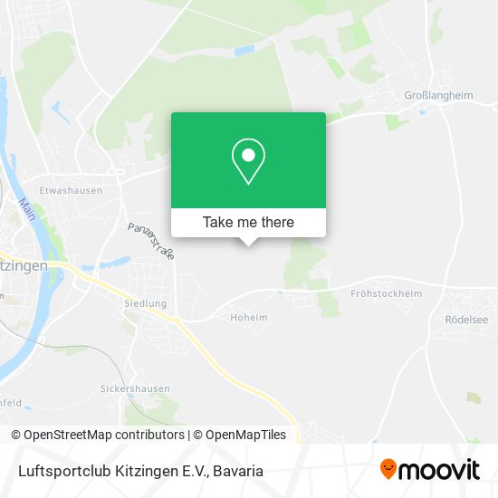 Luftsportclub Kitzingen E.V. map