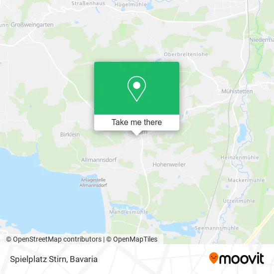 Карта Spielplatz Stirn