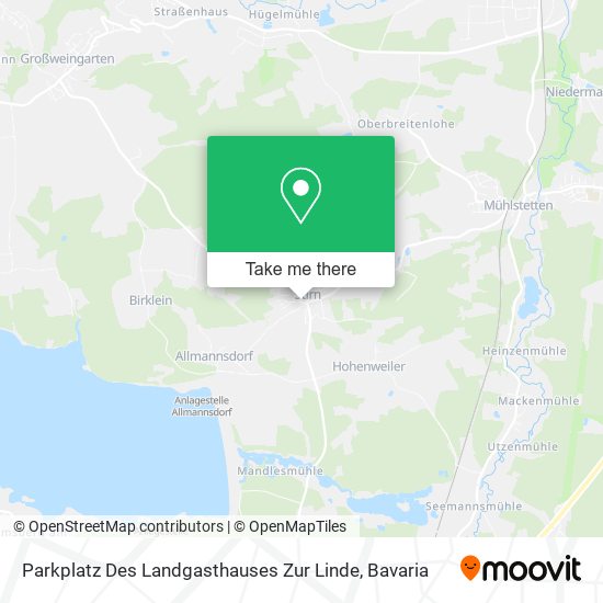 Parkplatz Des Landgasthauses Zur Linde map