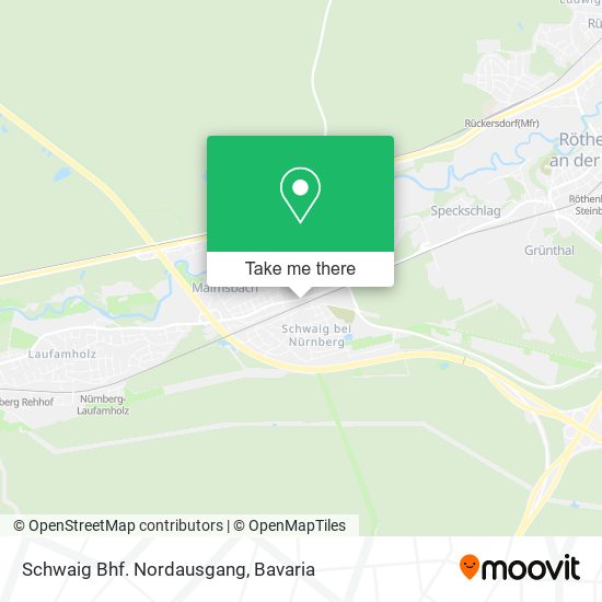 Карта Schwaig Bhf. Nordausgang