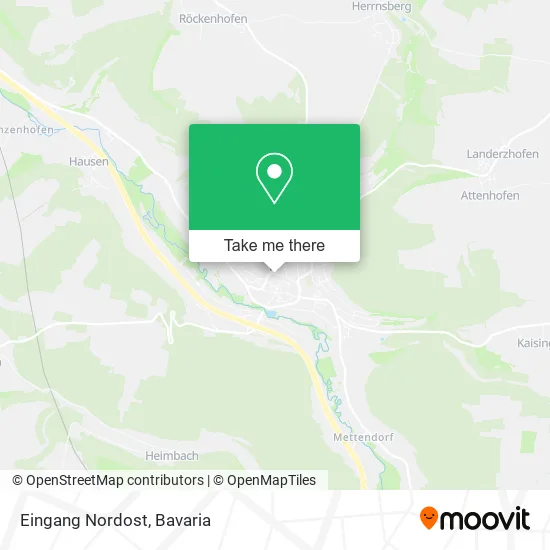Карта Eingang Nordost