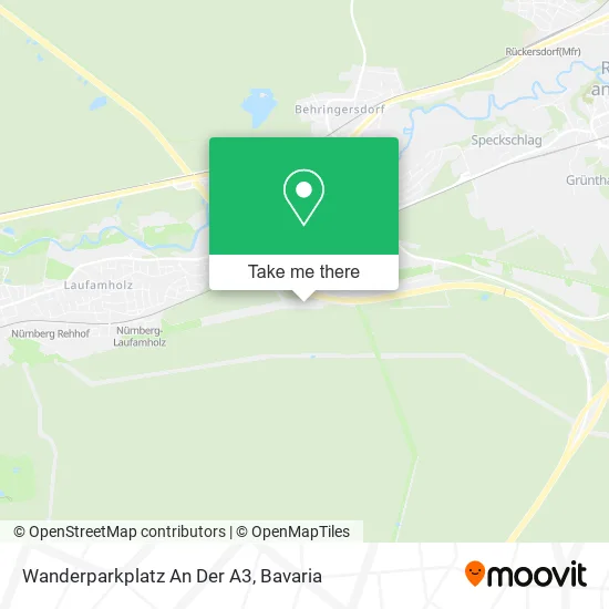 Карта Wanderparkplatz An Der A3