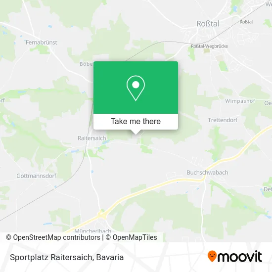 Карта Sportplatz Raitersaich