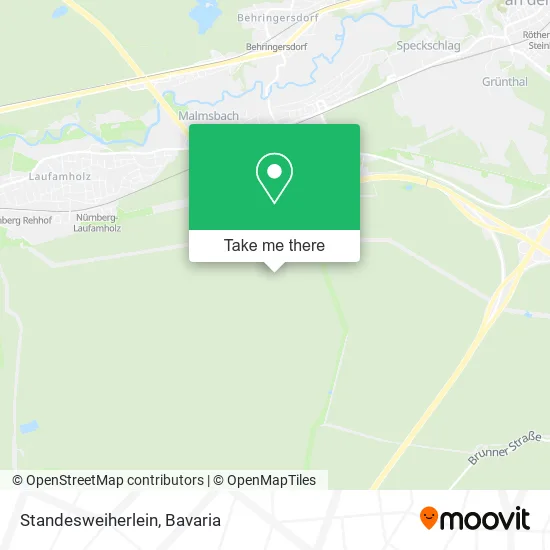 Карта Standesweiherlein