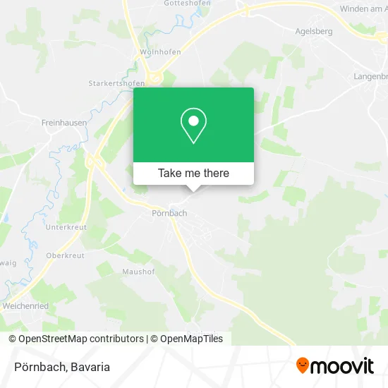 Карта Pörnbach