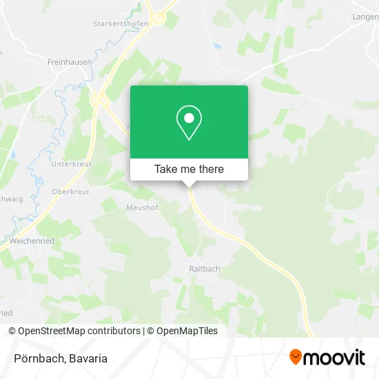 Карта Pörnbach