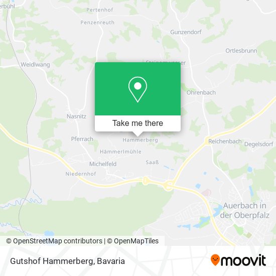 Gutshof Hammerberg map