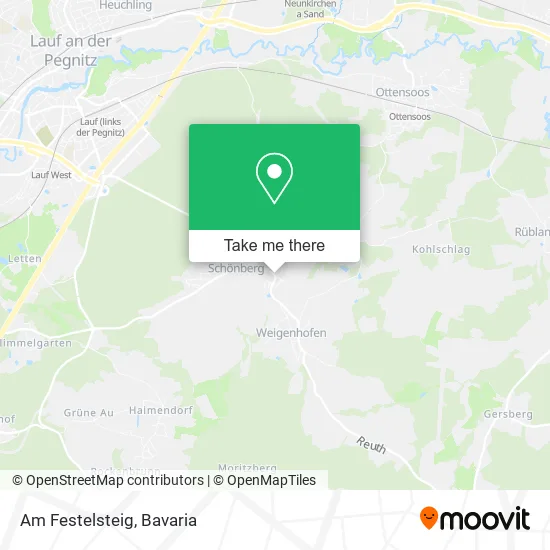Карта Am Festelsteig