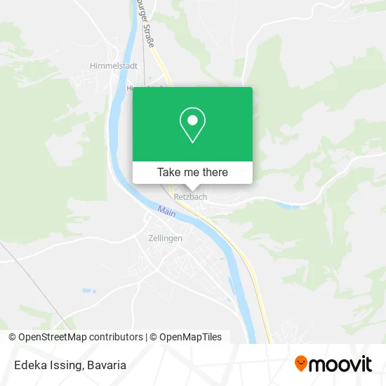 Edeka Issing map
