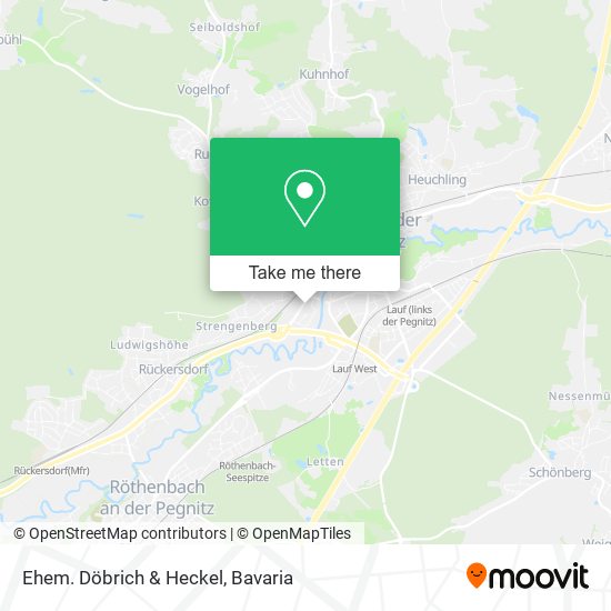 Ehem. Döbrich & Heckel map